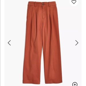 Madewell Pleated Wide Leg Trouser